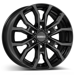 DEZENT KC black 8x17, 6x139,7, ET 35, 67,1